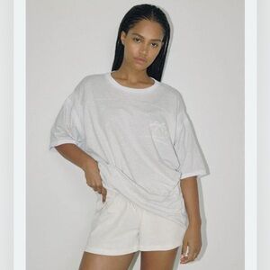 Boheme Goods Tourist Tee in Light Gray